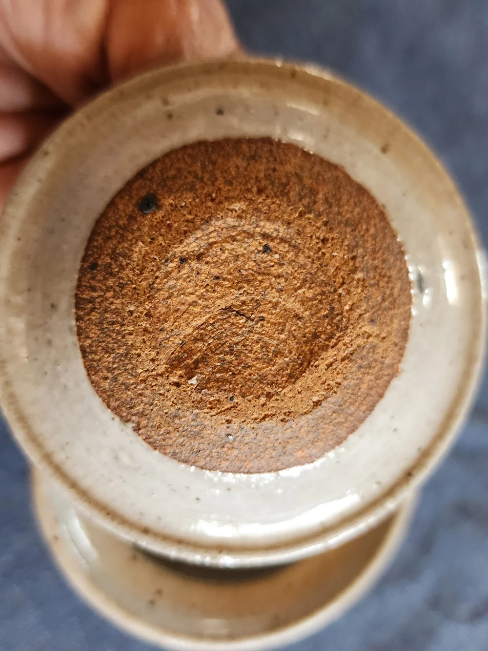 Vintage Signed Pottery Crock With Lid